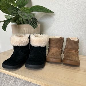 Two pairs of toddler Ugg boots